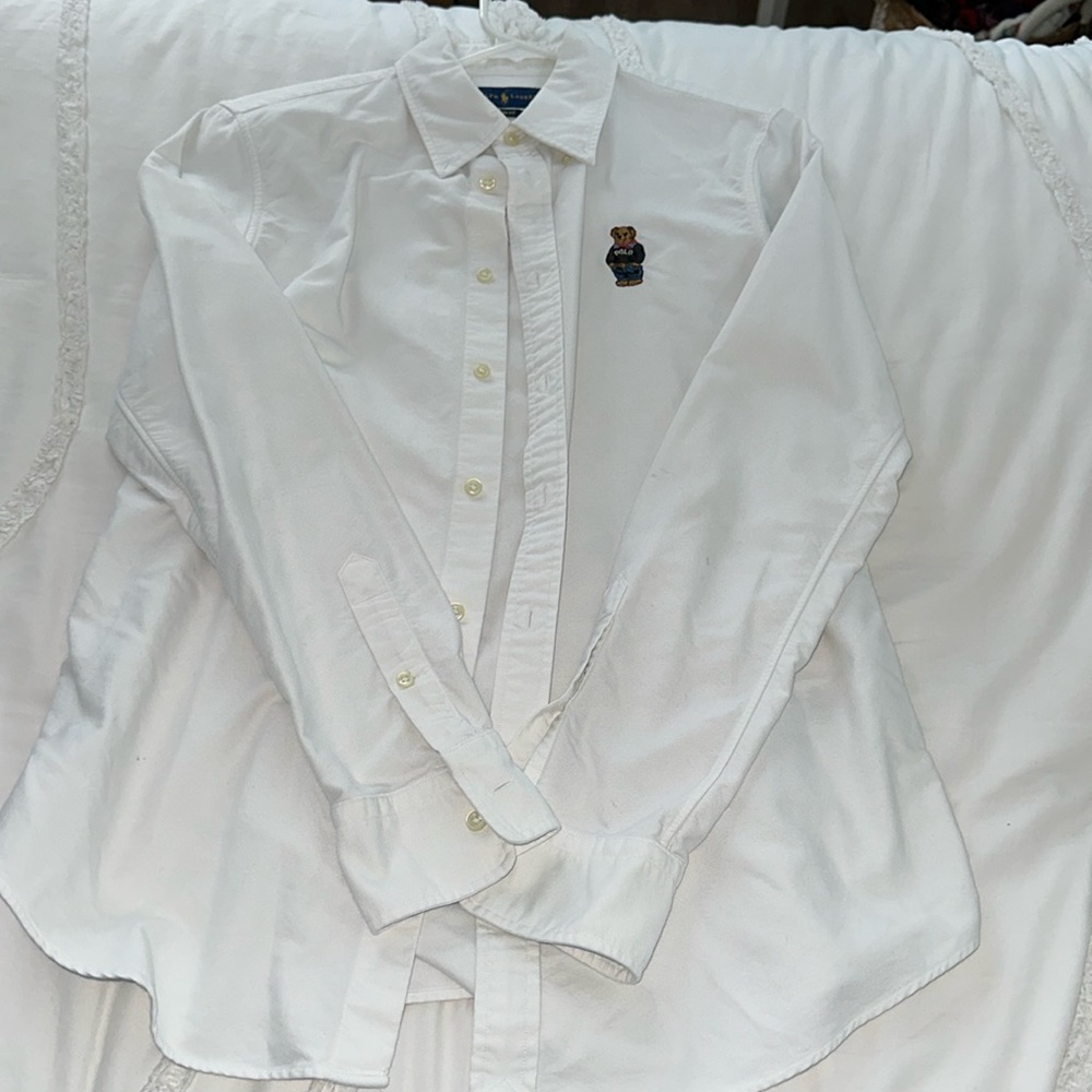 Ralph Lauren slim fit polo bear longsleves